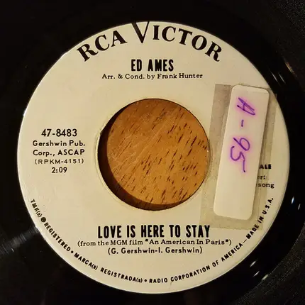 Ed Ames - Try To Remember / Love Is Here To Stay