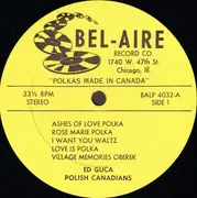 LP - Ed Guca's Polish Canadians - Polka Music Made In Canada