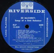 LP - Ed McCurdy - Songs of a Bold Balladeer
