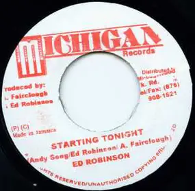 Ed Robinson - Starting Tonight