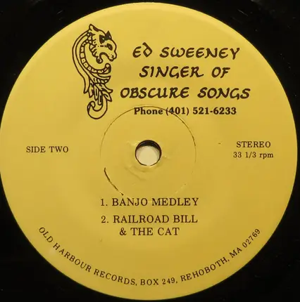 Ed Sweeney - Singer Of Obscure Songs