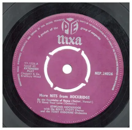 Edmund Hockridge - More Hits From Hockridge