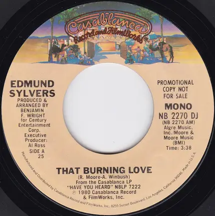 Edmund Sylvers - That Burning Love