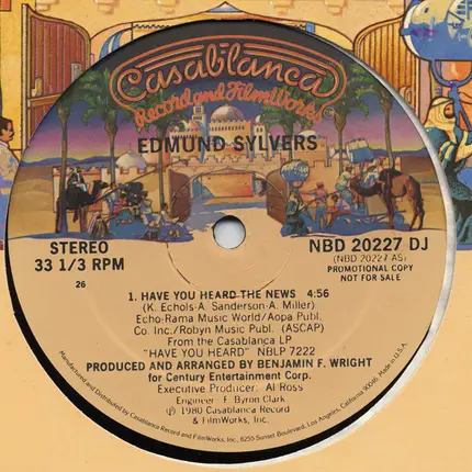 Edmund Sylvers - Have You Heard The News / You Can Talk About Leaving