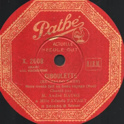 Edmée Favart - Ciboulette : Nous Avons Fait Un Beau Voyage / C'est Pas Paris, C'est Sa Banlieue