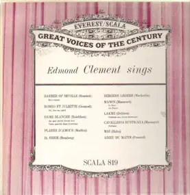 Edmont Clement - Great Voices of the Century