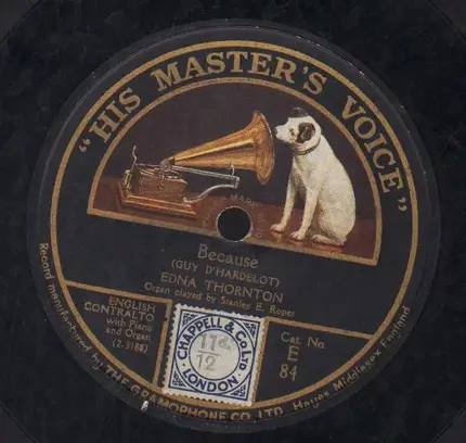 Edna Thornton - Because / Danny Boy