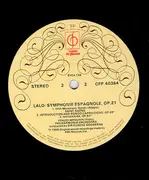 LP - Lalo / Saint-Saëns - Symphonie Espagnole / Introduction And Rondo Capriccioso, Havanaise