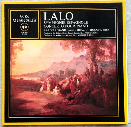 Édouard Lalo / Aaron Rosand , Südwestfunkorchester Baden-Baden , Tibor Szöke / Orazio Frugoni , Wie - Symphonie Espagnole / Concerto Pour Piano
