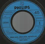 7inch Vinyl Single - Eddy März - Aber Nein, Aber Nein Sprach Sie