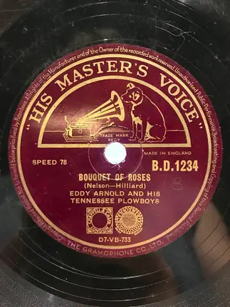 Eddy Arnold And His Tennessee Plowboys - Texarkana Baby / Bouquet Of Roses