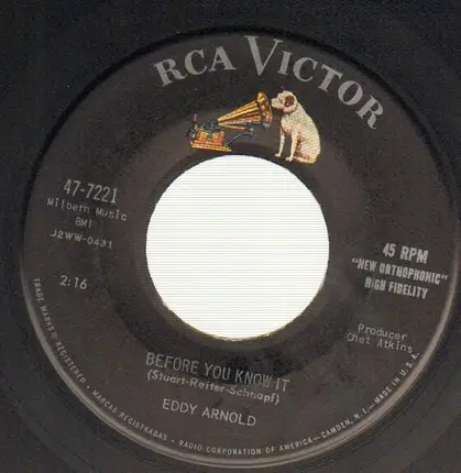 Eddy Arnold - Peck-A-Cheek / Before You Know It