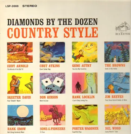 Eddy Arnold, Chet Atkins, Gene Autry - Diamonds By The Dozen - Country Style