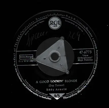 Eddy Arnold - A Good Lookin' Blonde / A Dozen Hearts