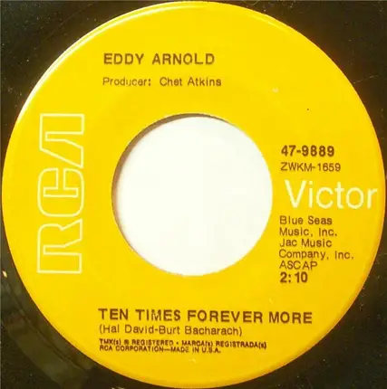 Eddy Arnold - From Heaven To Heartache / Ten Times Forever More
