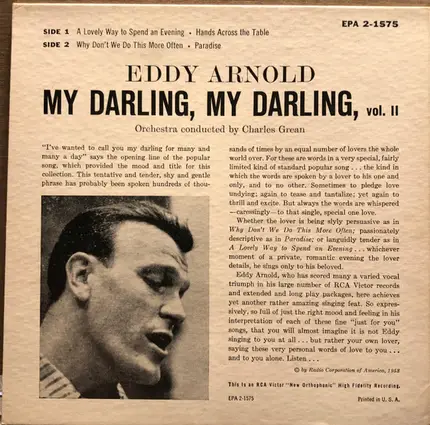 Eddy Arnold - My Darling, My Darling, Vol. II