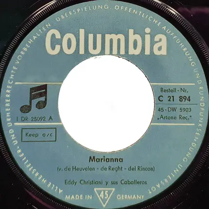 Eddy Christiani Y Sus Caballeros - Marianna