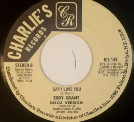 Eddy Grant - Say I Love You