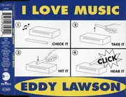 CD Single - Eddy Lawson - I Love Music