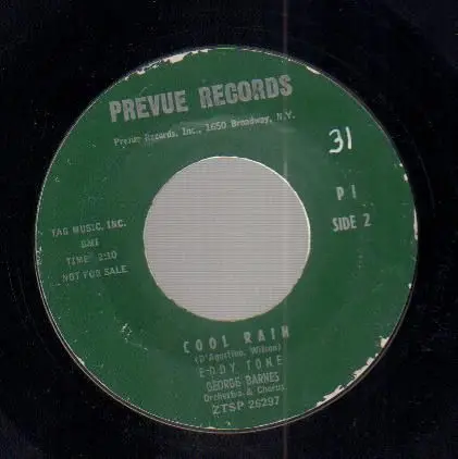 Eddy Tone - Yesterdays Love / Cool Rain