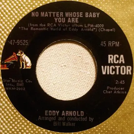 Eddy Arnold - It's Over / No Matter Whose Baby You Are