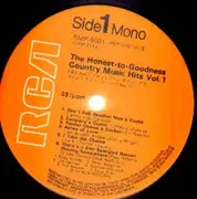 LP - Eddy Arnold, Porter Wagoner, Jim Reeves, etc - The Honest-To-Goodness Country Music Hits Vol. 1