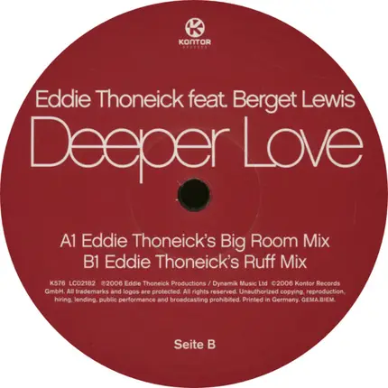 Eddie Thoneick - Deeper Love