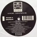 2 x 12inch Vinyl Single - Eddie Amador - Psycho X Girlfriend - Green Sleeve