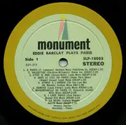 LP - Eddie Barclay Et Son Orchestre - Eddie Barclay Plays Paris