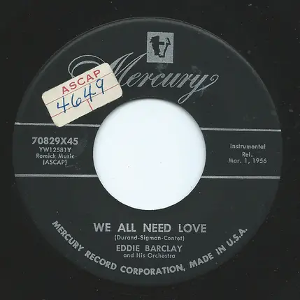 Eddie Barclay Et Son Orchestre - Samba Fantastico
