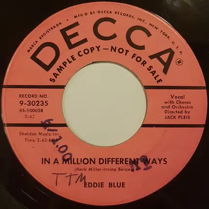 Eddie Blue - I Love You More