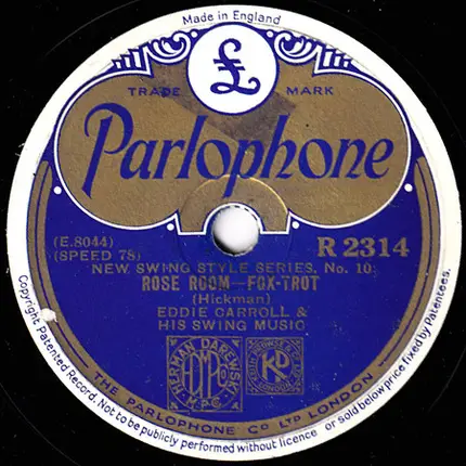 Eddie Carroll & His Music - Harlem / Rose Room