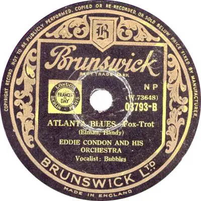 Eddie Condon And His Orchestra - Just You, Just Me / Atlanta Blues