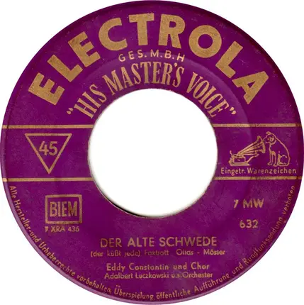 Eddie Constantine Und Die Penny-Pipers , Orchester Adalbert Luczkowski / Eddy Constantin Und Chor , - Schenk Deiner Frau (Doch Hin Und Wieder Rosen)