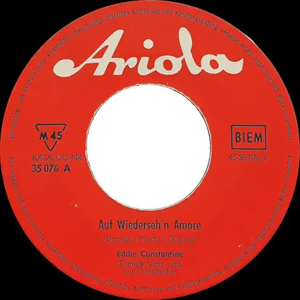 Eddie Constantine - Auf Wiederseh'n Amore