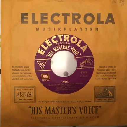 Eddie Constantine - Gina / Warum Muss Ich Dich Lieben