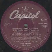 LP - Eddie Cochran And Gene Vincent - Their Finest Years: 1958 And 1956