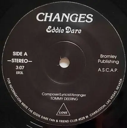 Eddie Dare - Changes / Things I Should've Said