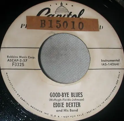 Eddie Dexter - Eddie's Tune / Good-Bye blues