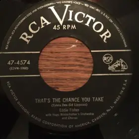 Eddie Fisher And Hugo Winterhalter's Orchestra And Chorus - Forgive Me / Thats The Chance You Take