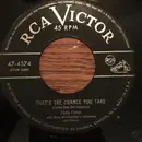 7inch Vinyl Single - Eddie Fisher And Hugo Winterhalter's Orchestra And Chorus - Forgive Me / Thats The Chance You Take