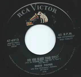 Eddie Fisher - Did You Close Your Eyes?