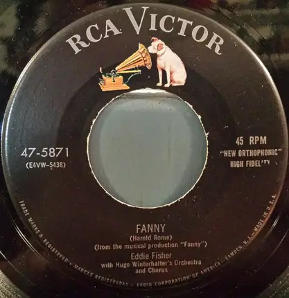 Eddie Fisher - Count Your Blessings (Instead Of Sheep) / Fanny