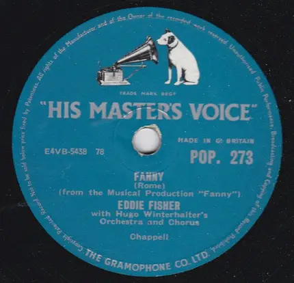 Eddie Fisher - Cindy, Oh Cindy / Fanny