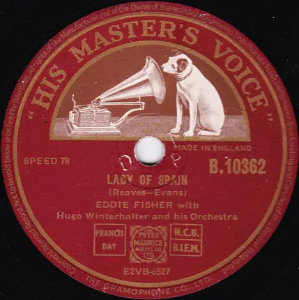 Eddie Fisher - Outside Of Heaven / Lady Of Spain