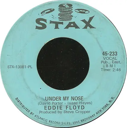 Eddie Floyd - On A Saturday Night / Under My Nose