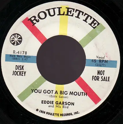 Eddie Garson - You Got A Big Mouth / Makeup