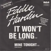 7inch Vinyl Single - Eddie Hardin - It Won't Be Long