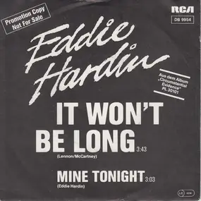 Eddie Hardin - It Won't Be Long