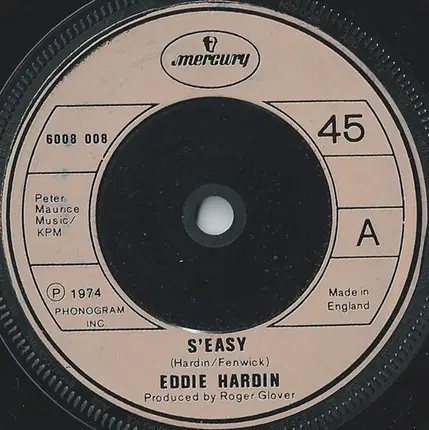 Eddie Hardin - S'Easy
